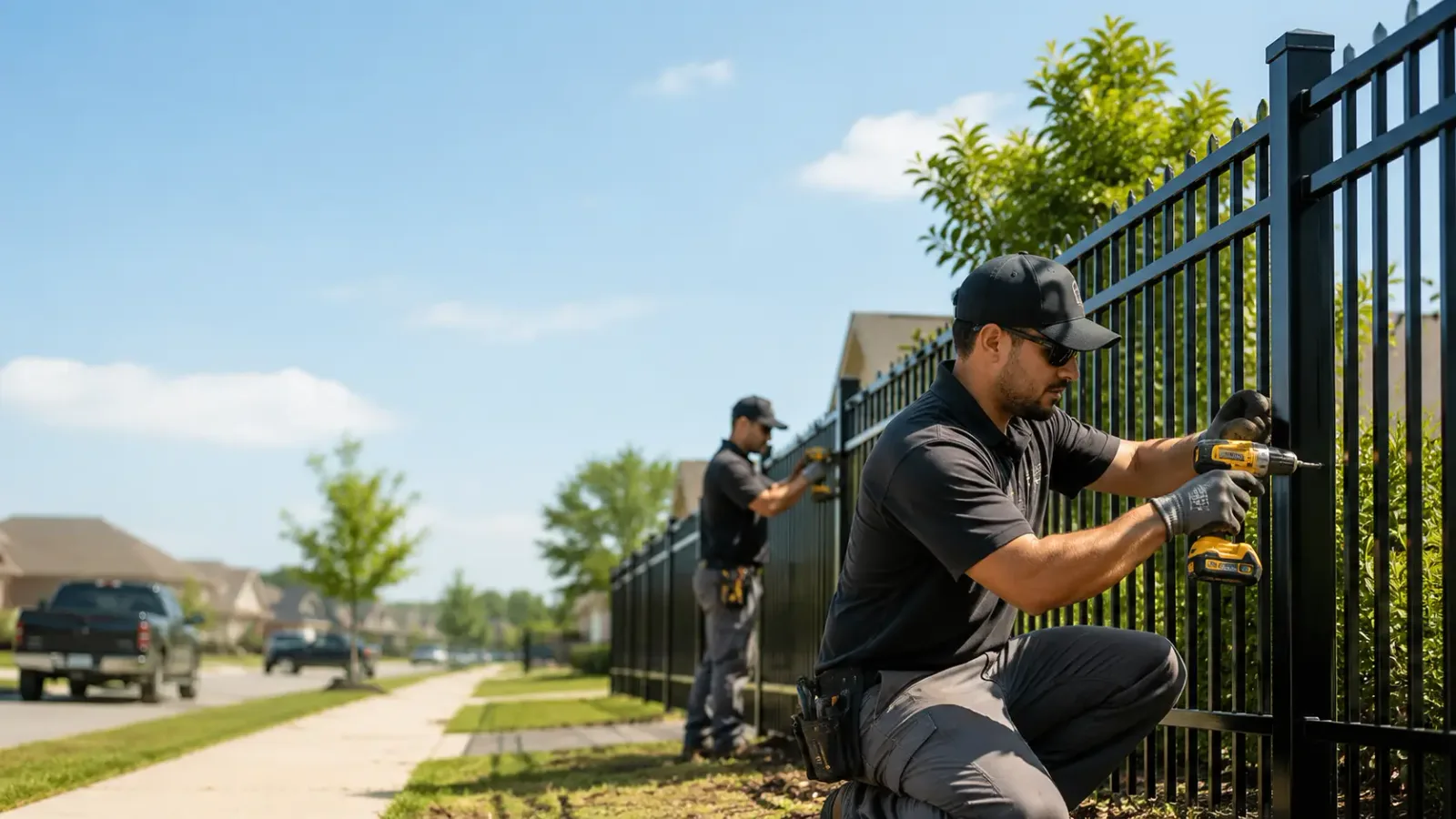 Metal Fence Installation in Winnsboro, LA